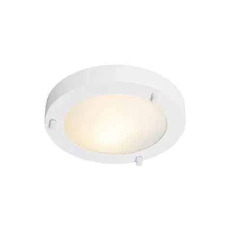 Stropné osvetlenie Moderné stropné svietidlo biele 18 cm IP44 - Yuma