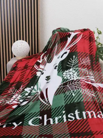 Deky MKLozkoviny.sk Deka mikroplyš 150 × 200 cm – Merry Christmas
