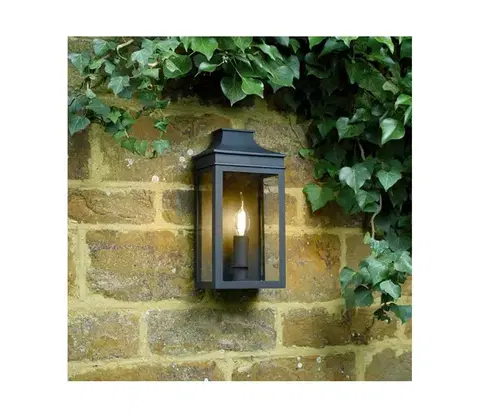 Svietidlá Där Lighting Där Lighting VAP5222 - Vonkajšie nástenné svietidlo VAPOUR 1xE14/60W/230V IP44 čierna VAP5222