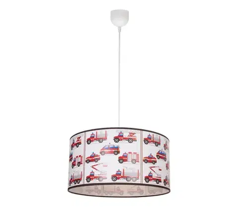Svietidlá  Detský luster KIDS ROOM 1xE27/60W/230V pr. 40 cm hasiči H0969