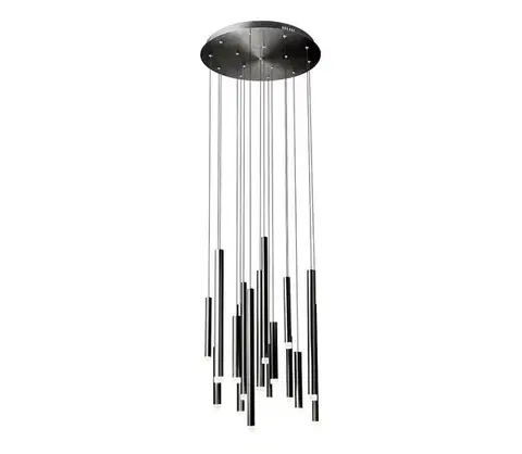 Svietidlá Redo 01-2060 - LED Luster na lanku MADISON 16xLED/4W/230V čierna 01-2060