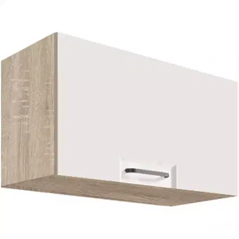 Kuchynské skrinky visiace Skrinka do kuchyne Favorit 36g Sonoma/White+Ribbeck