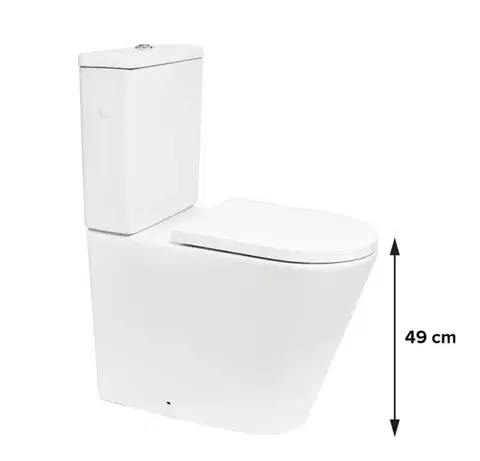 Záchody WC kombi komplet SAT Brevis odpad vario SATBRE32G SATBRE32G