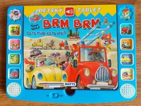 Zvukové knihy Detský tablet: Brm brm - Tony Wolf