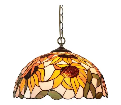 Svietidlá Prezent  - Luster na reťazi TIFFANY 2xE27/60W/230V 
