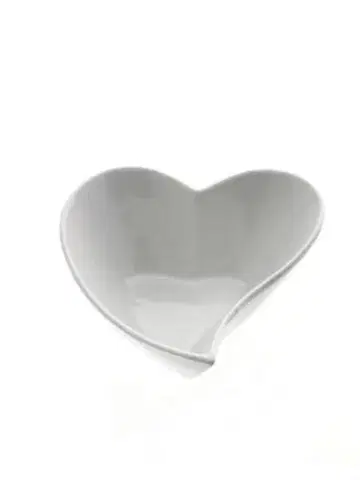 Misy a misky Kinekus Miska servírovacia porcelánová HEART 13x11x5,5cm