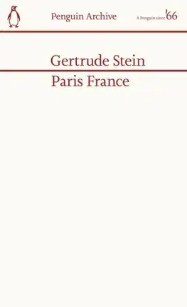Svetová beletria Paris France - Gertrude Stein