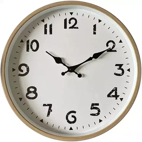Nástenné hodiny Hnedé hodiny 35cm