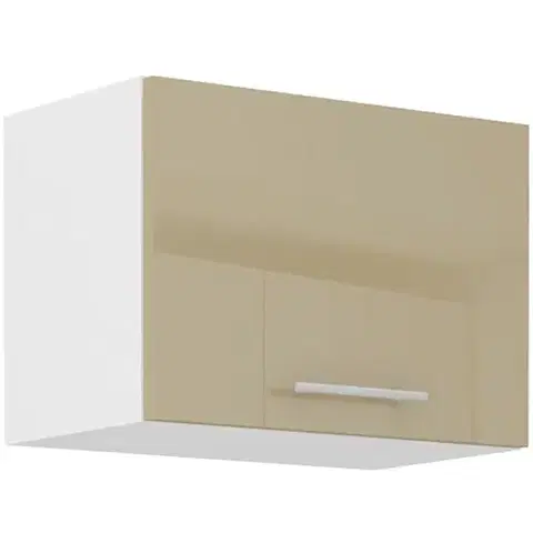 Kuchynské skrinky visiace Kuchynská skrinka Lara 50gu-36 1f Mdf Cappucino lesk