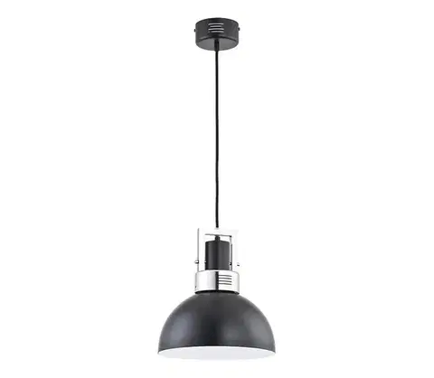 Svietidlá  Luster na lanku MEGEN 1xE27/15W/230V čierna 60329