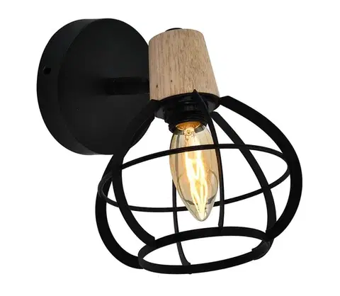 Svietidlá ONLI - Nástenné bodové svietidlo GINGER 1xE14/6W/230V 5066/AP