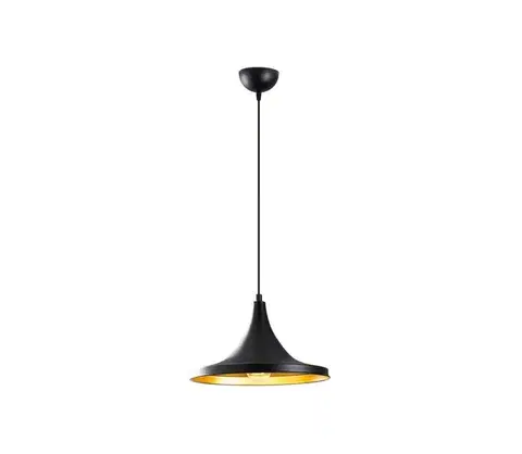 Svietidlá  Luster na lanku BERCESTE 1xE27/40W/230V čierna 521SHN3149