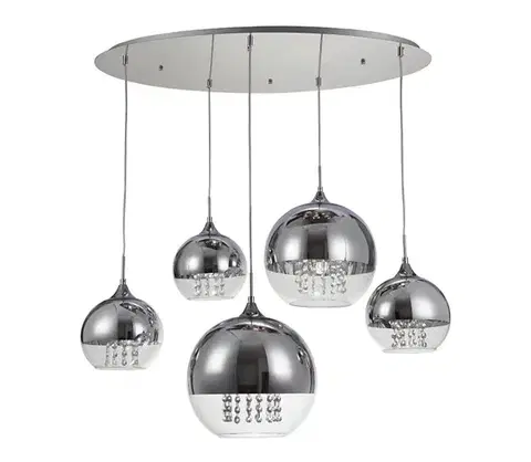 Svietidlá Maytoni P140-PL-170-5-N - Luster na lanku FERMI 5xE27/60W/230V chróm P140-PL-170-5-N