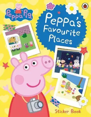 Nalepovačky, vystrihovačky, skladačky Peppa Pig: Peppa's Favourite Places