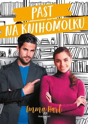 Romantická beletria Past na knihomolku - Emma Hart,Zuzana Bičíková