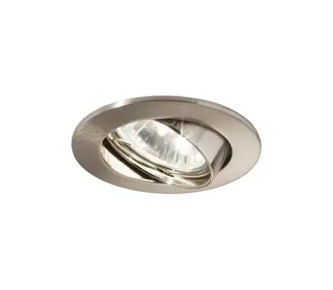 Svietidlá Ideal Lux - Podhľadové svietidlo SWING 1xGU10/28W/230V pr. 8,2 cm matný chróm 083148