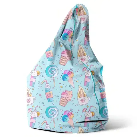 Taburetky Sedací vak Bag Icecream
