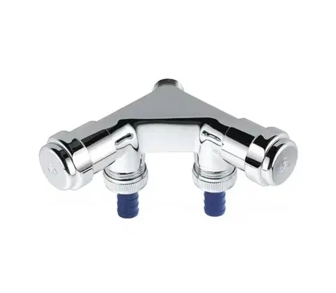 Svietidlá GROHE 41022000 - Dvojitý l EGGEMANN DN 15 lesklý chróm 41022000