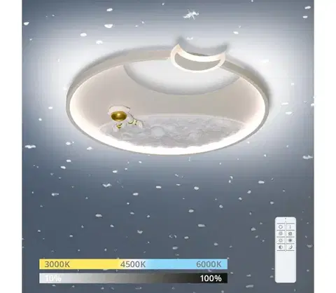 Svietidlá BRILAGI - stmievateľné LED stropné svietidlo ASTRO LED/20W/230V 3000-6000K astronaut+DO BRXL35126-20W/BI
