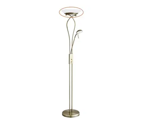 Lampy Rabalux 4078 - Náhradné sklo k stojacej lampe GAMMA R7s veľké 19002