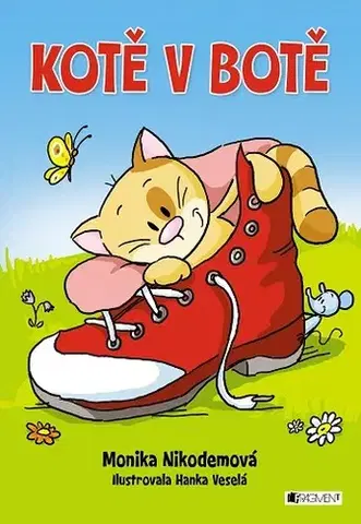 Leporelá, krabičky, puzzle knihy Kotě v botě - Monika Nikodemová,Hanka Veselá
