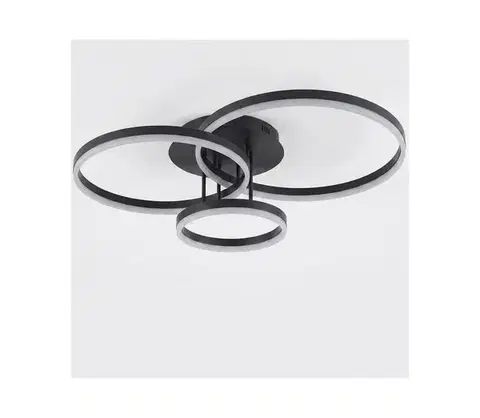 Svietidlá  LED stropné svietidlo VAASA LED/58 W/230 V/3000 K čierne 9822-303