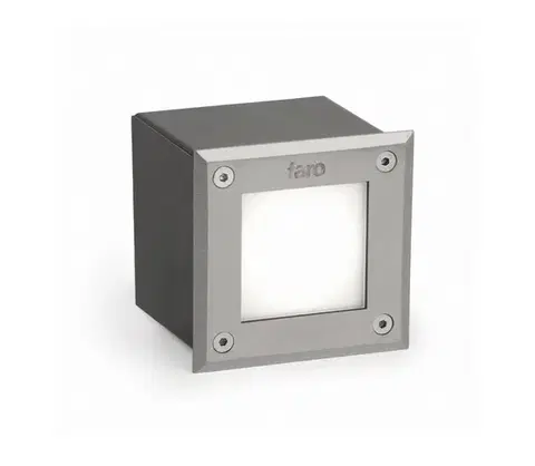 Záhradné lampy FARO Barcelona FARO 71499N - LED Vonkajšie nájazdové svietidlo LED-18 LED/3W/230V IK08 IP67 71499N