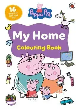 Pre deti a mládež - ostatné Peppa Pig: My Home Colouring Book