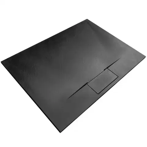 Sprchové vaničky Vanička obdĺžniková Bazalt Long black 80x100