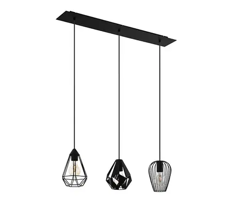 Svietidlá Eglo 43581 - Luster na lanku DISTAFF 3xE27/40W/230V 43581