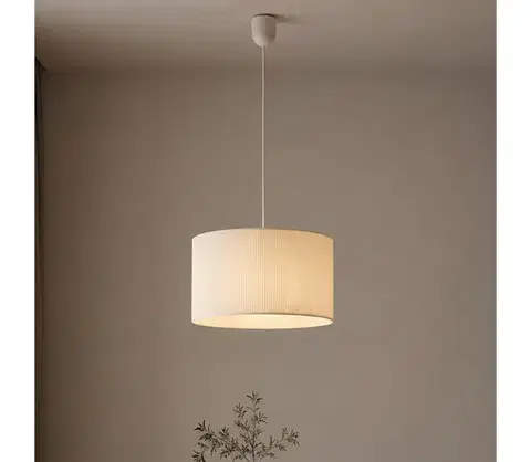 Svietidlá BRILAGI - Závesný luster na lanku SIRIJA MODERN 1xE27/60W/230V pr. 35 cm krémový LM-1.336/KREM