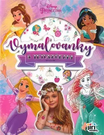 Nalepovačky, vystrihovačky, skladačky Vymaľovanky s tetovačkami: Princezné