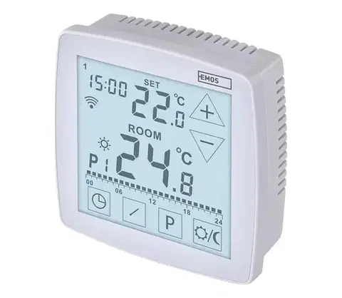 Predlžovacie káble  Digitálny termostat GoSmart 230V/16A Wi-Fi P56S01