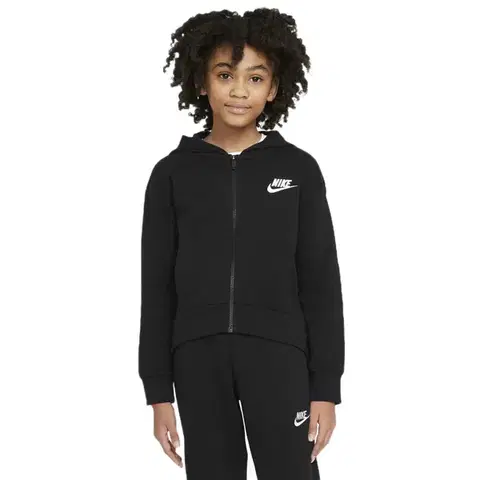 Svetre / Mikiny Nike Sportswear Club Fleece Girls Veľkosť: S