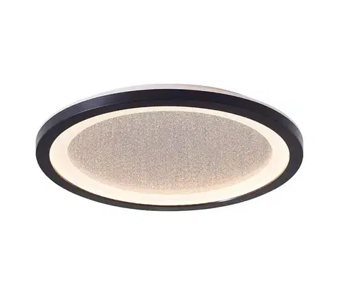Svietidlá Brilliant - LED Stropné svietidlo MOSAKO LED/16W/230V 3000K pr. 25 cm čierna G80543/76