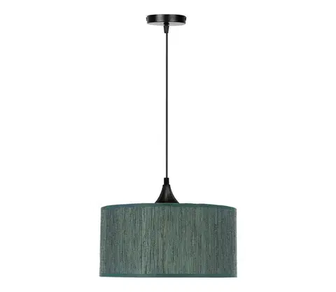 Svietidlá  Luster na lanku PATTI 1xE27/60W/230V pr. 30 cm zelená 31-19653