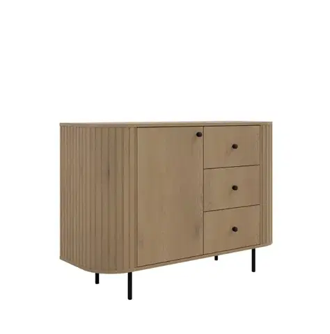 Komody ArtLemp Komoda VAOLIA 1F3S  | dub cremona