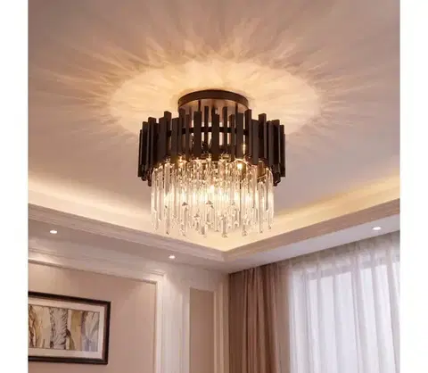 Svietidlá BRILAGI - Stropné svietidlo VERVE 4xE14/40W/230V pr. 40 cm čierne BRSL21014B