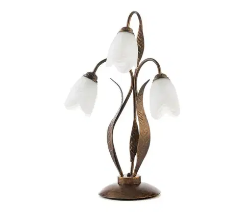 Lampy ONLI - Stolná lampa SONIA 3xE14/6W/230V 4240/LG