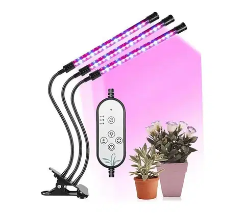Lampy  LED Stmievateľná stolná lampa s klipom na pestovanie rastlín LED/12W/5V K377A