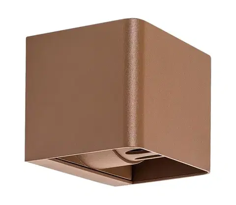 LED osvetlenie Rabalux 77169 - LED Vonkajšie nástenné svietidlo HALLSTATT LED/10W/230V IP54 hnedá 77169