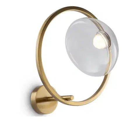 Svietidlá Maytoni MOD327WL-L5BS3K1 - LED Nástenné svietidlo LUNARE LED/5W/230V mosadz MOD327WL-L5BS3K1
