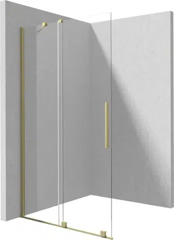 Sprchovacie kúty DEANTE - Prizma krátka ku kolmej stene/dlhá k paralelnej stene sprchová stena, walk-in, 80 cm - posuvná; KTJ_R38R