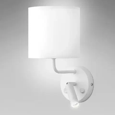 Lampy do obývačky Nástenná lampa Enzo 4236 White K2
