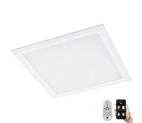 Svietidlá Eglo 33206 - LED RGBW stmievateľné stropné svietidlo SALOBRENA-C LED/16W/230V + diaľkový ovládač 33206