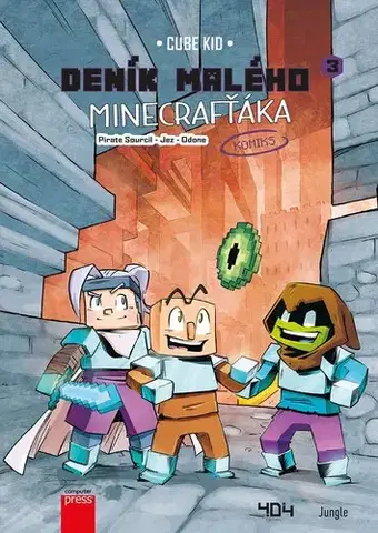 Foto, video, audio, mobil, hry Deník malého Minecrafťáka: komiks 3 - Cube Kid