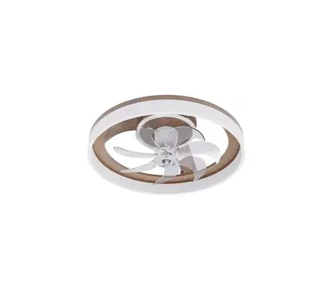 Ventilátory Eurolamp LED stmievateľné stropné svietidlo s látorom LED/40W/230V hnedá/biela 300-25079