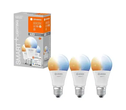LED osvetlenie SADA 3x LED Stmievateľná žiarovka SMART+ E27/9W/230V 2700K-6500K - Ledvance 4058075485730