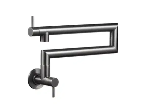 Kúpeľňové batérie KFA - Batéria Duero pot filler, kuchynská, nástenná, kĺbová, PVD gunmetal šedá 6623-030-61