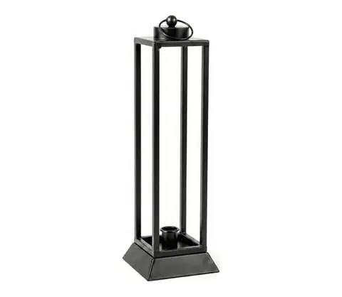 Taburetky Estilo Home Dekoratívna lucerna HALL 39,5 cm čierna 5905623254616
